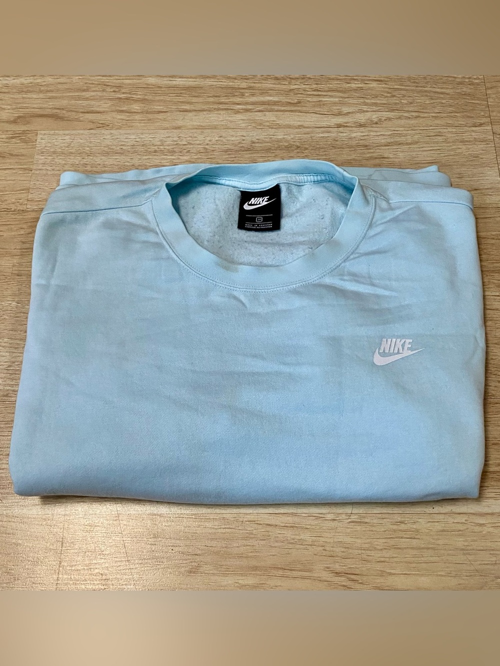 Nike Sweatshirt Women’s 3X Pale Powder Blue Club Fleece Pullover Crewneck Top